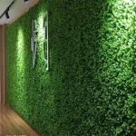 Artificial Plants Wall Boxwood Hedge Grass Mat, Artificial Grass Wall Panels, Artificial Grass Tiles For Wall Décor, Garden Décor, Ceiling Décor (Green, 2 Pieces) (40 x 60 x 5 Cm WxHxThick)