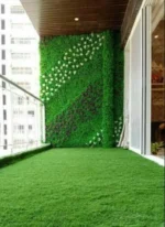 Polypropylene Green Artificial Grass Mat