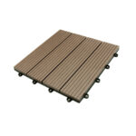 WPC Decking Dark Chocolate - Deck Tiles for Outdoor